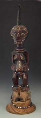 Lot 75 - Songye Nkisi Power figure or Fetish, 91cm high