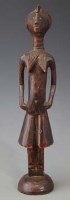 Lot 91 - Mossi figure of a lady, 26cm high    Sold by