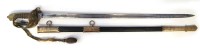 Lot 31 - Royal Navy 1827 pattern officers sword, with