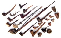 Lot 55 - Twenty two African pipes, mainly North and
