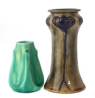 Lot 99 - Pilkingtons vase and a Royal Doulton vase.