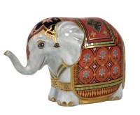 Lot 100 - Royal Crown Derby Mulberry Hall Baby Elephant