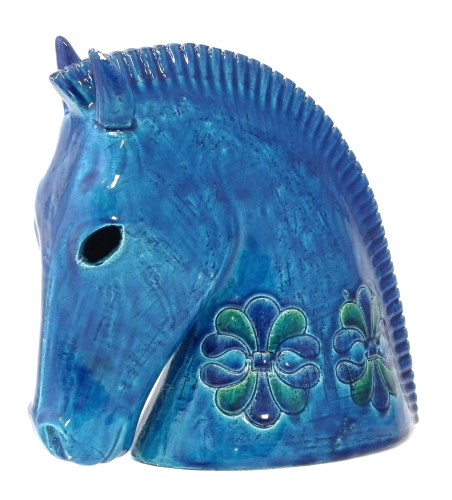 Lot 142 - Aldo Londi horse head.