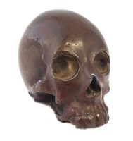 Lot 158 - Japanese Okimono of a Human Skull