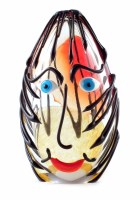 Lot 112 - Murano Badioli Picasso inspired glass face