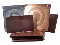 Lot 137 - Nineteen Enoch Wedgwood copper plates for transfers