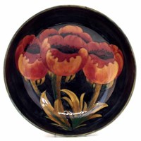 Lot 199 - Moorcroft small poppies bowl.