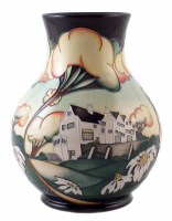 Lot 202 - Moorcroft vase, decorated with Windermere Daisies