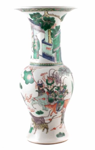 Lot 228 - Large Chinese famille verte vase