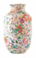 Lot 234 - Chinese floral vase.
