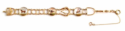 Lot 331 - An early 20th century Essex Crystal bracelet