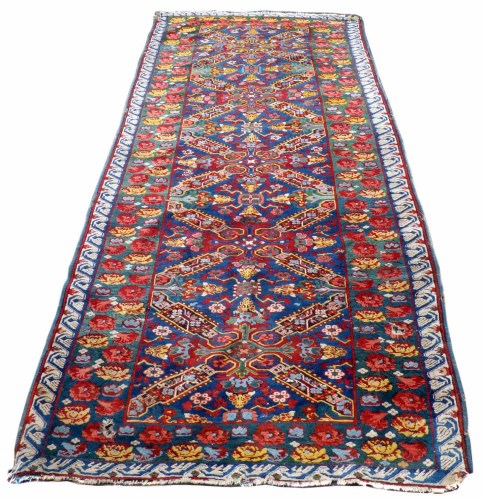 Lot 739 - Late 19th century East Caucasian Seychour rug