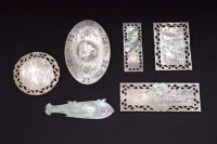 Lot 10 - Chinese mother of pearl counters