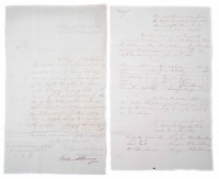 Lot 47 - Admiral Sir Richard King signed letter dated 25th