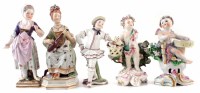 Lot 76 - Collection of late 18th / 19th century figures