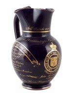 Lot 78 - Shrewsbury 1841 Election Conservative party political commemorative stoneware jug