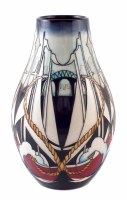 Lot 128 - Moorcroft vase, decorated with City in Sails