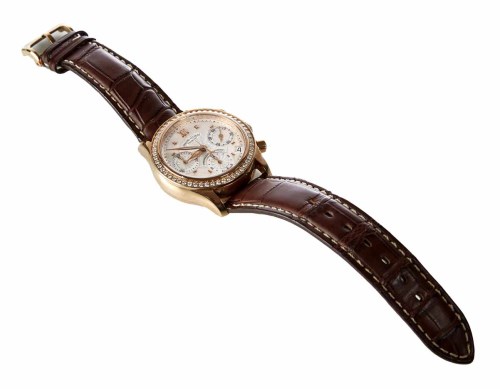 Lot 226 - Armand Nicolet Tramelaen Chronograph, 18ct rose
