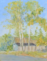 Lot 263 - Oleg Putnin, Native Willows, oil.
