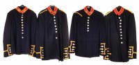 Lot 5 - Four Royal Marines tunic tops, (4)