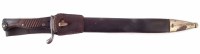 Lot 48 - German 98/05 'Butcher' Bayonet with leather