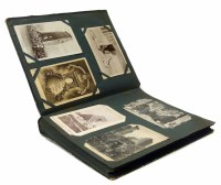 Lot 111 - Album of assorted WWI postcards and photographs