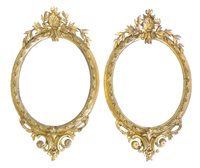 Lot 427 - Pair of Victorian wall mirrors.