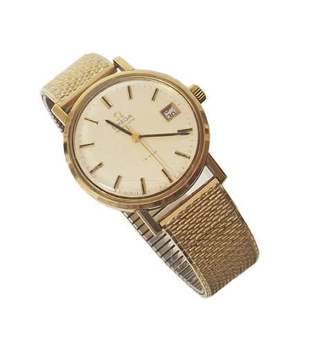 Lot 87 - Gent's vintage 1970's Omega De Ville 9ct gold wristwatch