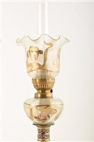Lot 97 - A pair of 19th century art nouveau design lamps