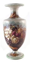 Lot 156 - Paris porcelain vase.