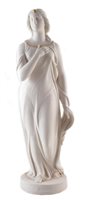 Lot 154 - Parian figure of Beatrice by Copeland.