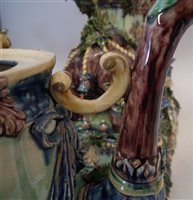 Lot 217 - Peter Weldon Majolica elephant samovar "Loxodonta Africana".