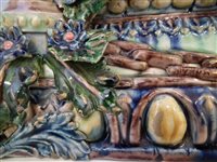 Lot 217 - Peter Weldon Majolica elephant samovar "Loxodonta Africana".