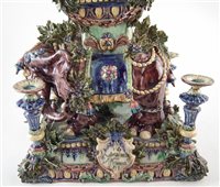 Lot 217 - Peter Weldon Majolica elephant samovar "Loxodonta Africana".