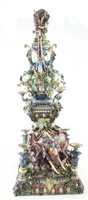 Lot 217 - Peter Weldon Majolica elephant samovar "Loxodonta Africana".