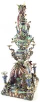 Lot 217 - Peter Weldon Majolica elephant samovar "Loxodonta Africana".