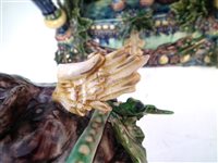 Lot 217 - Peter Weldon Majolica elephant samovar "Loxodonta Africana".