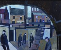 Lot 419 - Peter Stanaway, "Rochdale Canal", acrylic.