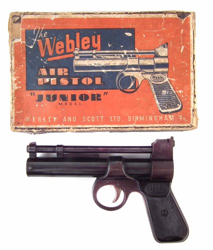 Lot 231 - Webley Junior Boxed .177 Air Pistol