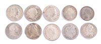 Lot 8 - Quantity of silver pennies to include George II, III and Victoria.