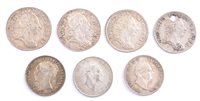 Lot 9a - Quantity of silver threepence pieces to include George III, William IV and Victoria.