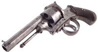 Lot 9 - 12mm 5 shot Guardian Pin fire revolver.