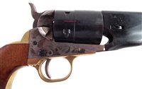 Lot 165 - Pietta Western Army boxed 1860 9mm blank fire revolver