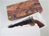 Lot 165 - Pietta Western Army boxed 1860 9mm blank fire revolver