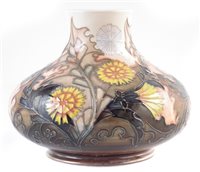 Lot 267 - Moorcroft Dandelion vase