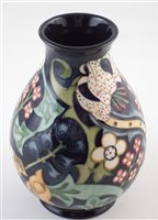 Lot 221 - Moorcroft Golden Lily vase