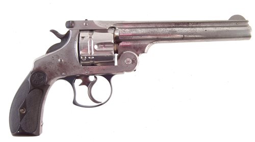Lot 140 - Smith & Wesson model three double action revolver .44 Russian