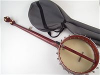 Lot 59 - George Washburn five string banjo
