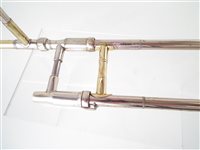 Lot 138 - King 2B Silverstone trombone with case