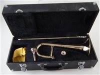 Lot 132 - Jupiter soprano slide trumpet in case